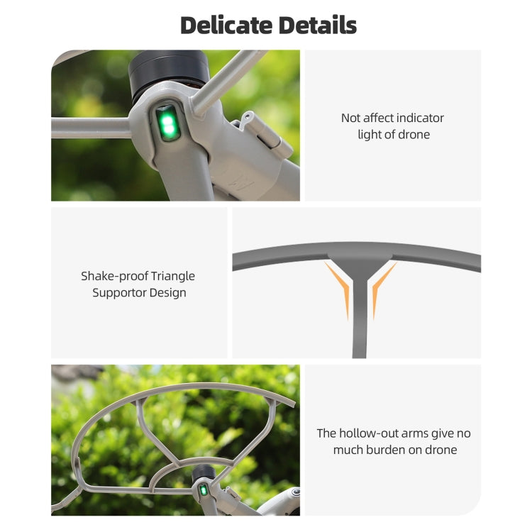 For DJI Air 3S / 3 Sunnylife Propellers Guard Protector Integrated Shielding Rings Quick Release Anti-Collision Props Safe Ring For DJI Air 3S / 3 Sunnylife Propellers Guard Protector Integrated Shielding Rings Quick Release Anti-Collision Props Safe Ring